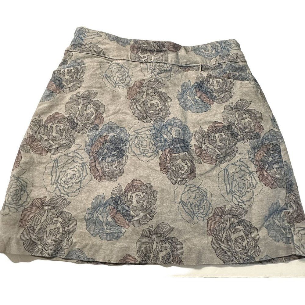 Lady Hagen Ladies Sz 8 Tennis Golf Pickleball skort stretch pull on Floral Rose